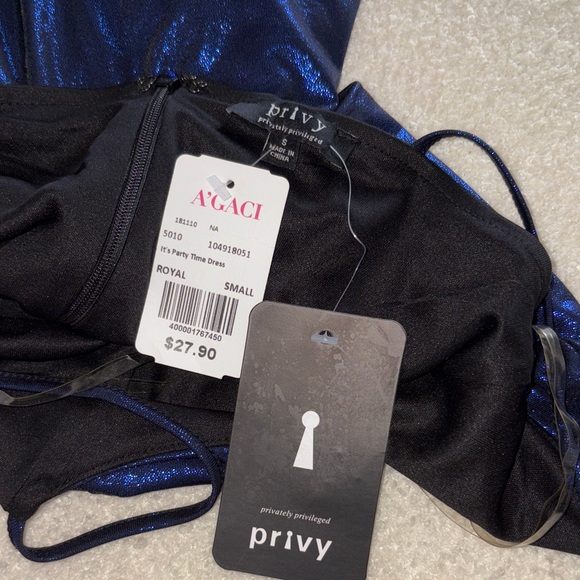 Privy Midnight Blue Mini Dress - Picture 4 of 4